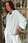 Terry B Neckerchief White